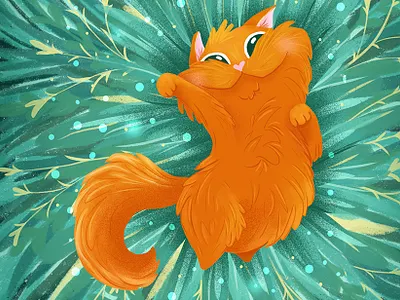 Red cat. Character design book illustration cartoon cartoon character cartoon illustration cat character character design children book illustration children illustration illustration red cat wacom tablet