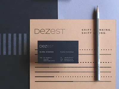Dezest branding design identity logo print vector
