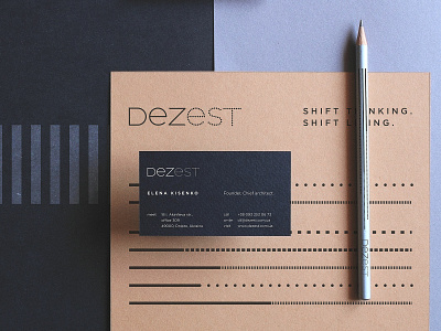 Dezest branding design identity logo print vector