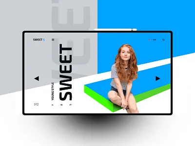 Sweet design landingpage ui uidesign ux uxdesign website
