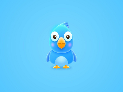 Parrot Cartoon design illustration 图标 插图