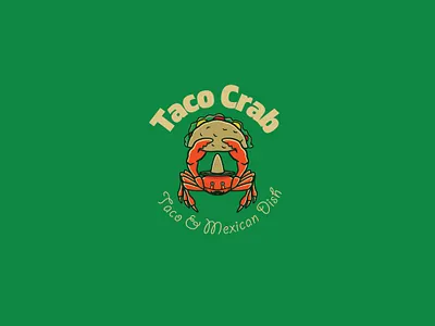 Taco Crab Logo Template branding business cafe club community company corporate crab design dish food graphic mexican modern organization taco vector vendor vintage