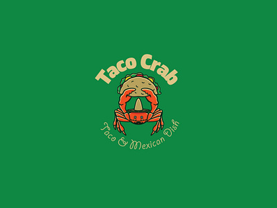 Taco Crab Logo Template branding business cafe club community company corporate crab design dish food graphic mexican modern organization taco vector vendor vintage