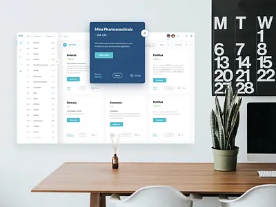Company Ranking App algorithm app atomic buttons copy dashboard elements health healthcare landing page links liquid design system mobile ranking science table text ui ux website
