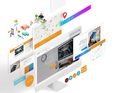 Website & Ui/Ux Design brand branding color design graphic design identity identity branding interface interface design interface designer landing landing design landing page typography ui uidesign ux ui design web website website design