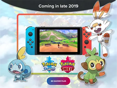 PokéShotV2 branding color design game minimal nintendo switch ux web