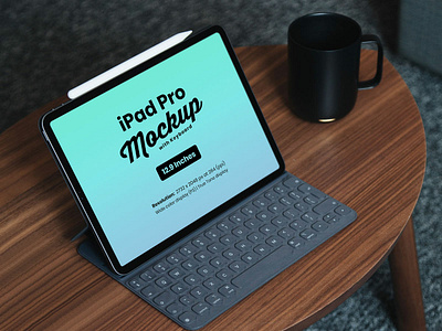 Free iPad Pro Mockup PSD with Keyboard free download free mockup free psd freebie ipad ipad mockup ipad pro mockup mock up mockup mockup psd psd psd mockup