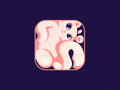 CatBox animal brand branding and identity branding app cartoon illustration cat cat kitten cat logo icon app logo logotype pet
