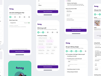 fenzy for Sellers - Sell and Manage your business branding business dashboard design e commerce etsy etsy seller etsy shop gumroad illustration interface ios open shop seller ui user experience ux