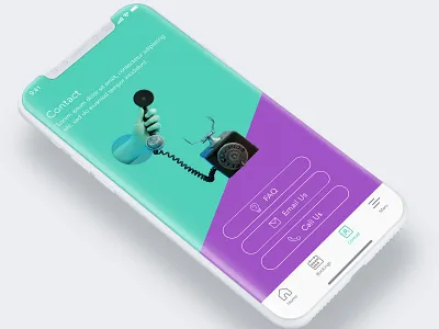 BaitCare Contact Us contact contact list contact page design illustration ios mobile app ui uiux design user experience user interface ux