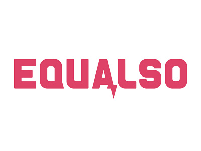 Equalso branding commission graphic design handlettering lettering logo logotype typography vector