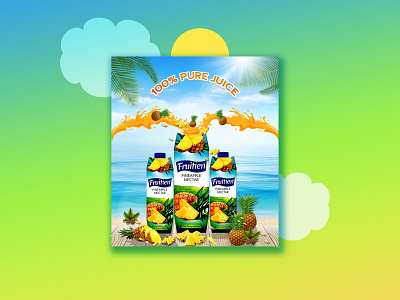Fruitten Juice 2 add design photoshop design social social media aa social media add
