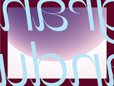 Color & Type Sketch 1/3 doodle experiment gradient layout sketch type