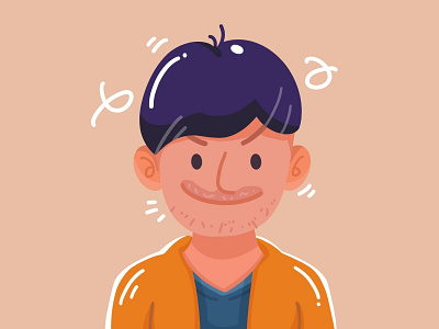 Old Man，Father？ character character designs design illustration ipadpro man people