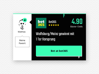 Wettfreunde Betting Tip CTA betting clean clean app design contrast cta flat design gambling mobile simple ui ux web