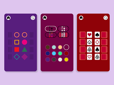 Lucky Pairs (Mobile Card Game) app card color design game icon interface ios mobile puzzle solitaire ui ux