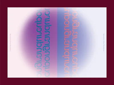 Color & Type Sketch 3/3 color doodle experiment experimental type gradient layout type