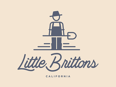 Little Brittons Identity art branding color design farming identity illustration label design little brittons logo packaging plants typography
