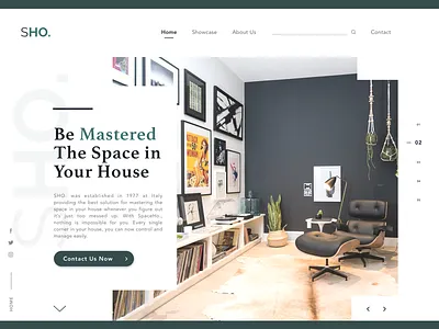 SHO. Landing Page #1 daily ui everydaychallenge sketch ui interface