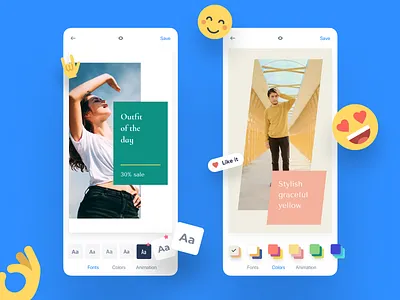Smoozly App app clean design instagram ios mobile stories ui ux ux design