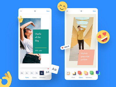 Smoozly App app clean design instagram ios mobile stories ui ux ux design