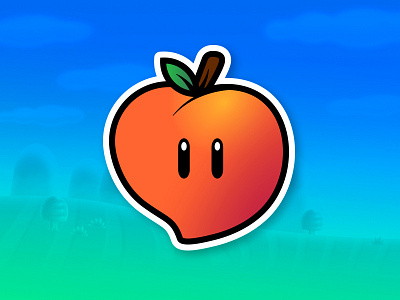 Creative South Peach creative south mario brothers sticker video game
