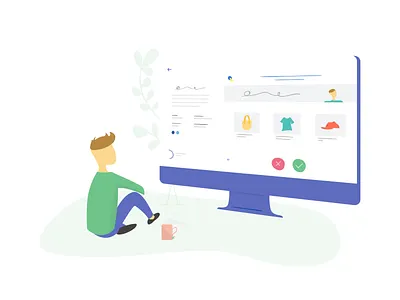 Start processing leads app branding design flat illustration lead ui ux website