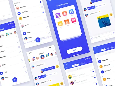 Chat app_01 card chart color cool dialogue icon ios to chat with