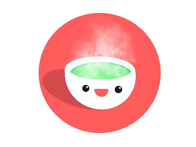 happy Matcha illustration matcha tea