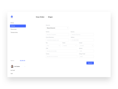 Hydraship — Web App app landing minimal product design shipping web webapp website white