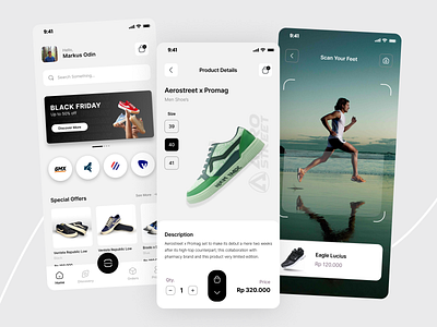 Shoes E-Commerce Mobile Apps app apps design e commerce graphic design illustration landingpagi mobile mobile apps product shopping ui