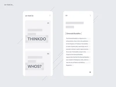Wireframe conception grey minimal ui design ux design wireframe