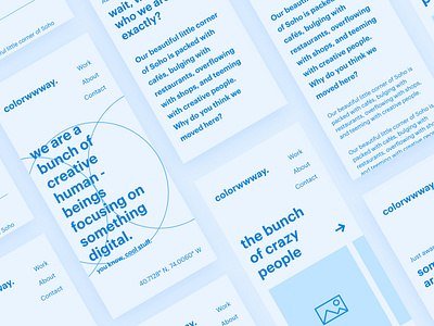 Wireframe Mobile - colorwwway. digital design agency branding design font design landing page layoutdesign minimal mobile design type typography ui ui ux design ui design ui design ux design ui ux designer userexperience userinterfacedesign ux web design wireframedesign wireframes