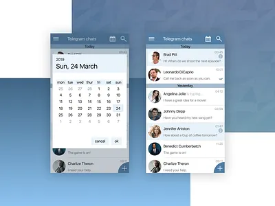 Telegram App Redesign app design messaging app messenger minimal redesign telegram telegram redesign ui ux
