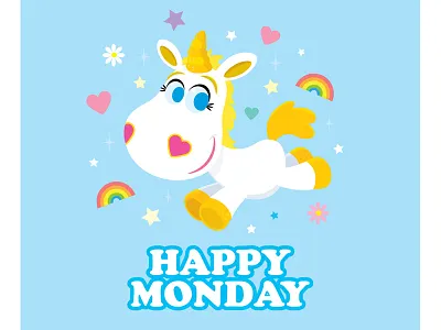 Buttercup character art character design childrens illustration cute illustration unicorn