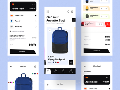 Bag Store App app app design app ui bag store brand store ecommerce ecommerce app store app ui ux