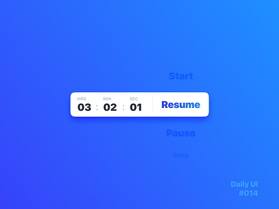 Daily UI Challenge #014 - Countdown Timer concept countdown timer dailyui dailyui 014 timer timer widget ui ux