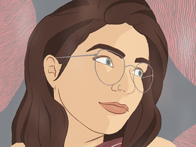 Self Portrait digital drawing girl illustration ipad pro painting portrait procreate self portrait