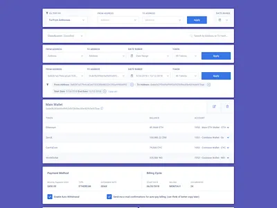 UI Components / Wires app bitcoin clean concept crypto dashboard design finance flat interface iphone mobile product design sketch ui ux web web design website wires