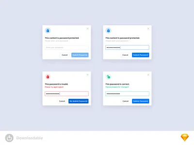 Downloadable Sign in cards aman orazgeldiyev ui ux