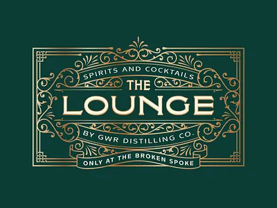 The Lounge bar filigree ornate