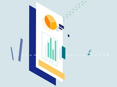 Isometric Practice 02 abstract design flat geometry graphic art isometric material design ui ux