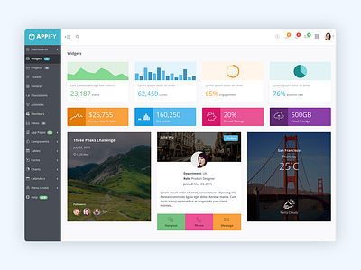 Appify Theme Widgets admin template app dashboard app design bootstrap bootstrap 4 bootstrap theme css dashboard dashboard design html5 startup theme website template