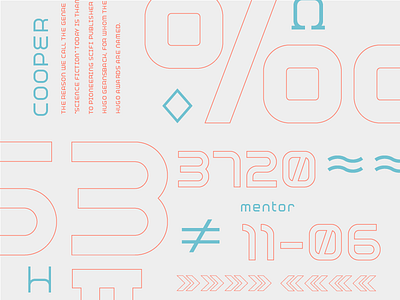 Mentor-51 Development Preview branding design font future futuristic mono new sans serif sci fi science type typography
