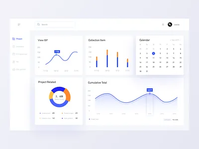 Project management background design ui ux web