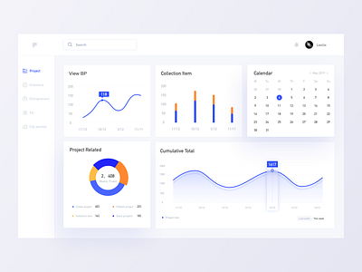 Project management background design ui ux web