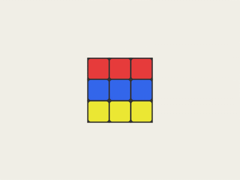 Rubik's Cube 2d animation adobe aftereffects illustration motion graphics rubiks cube rubiks cube animation