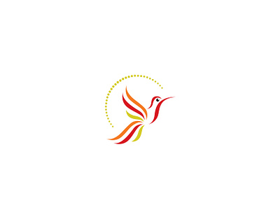 Humming Logo Design dhyak humming hummingbird hummingbird logo illustration illustrator logo logo design
