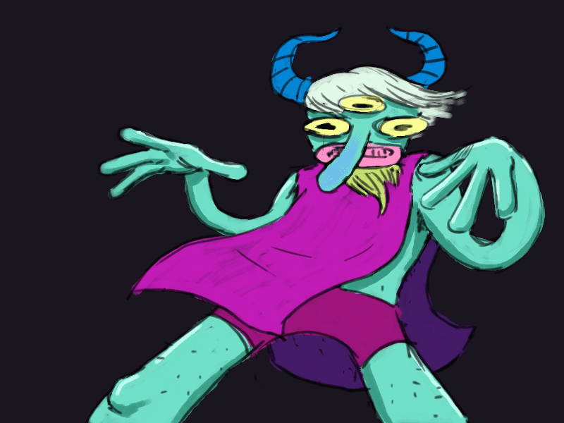 Superbeast cel animation pencil2d