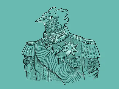 General Rooster apple pencil ipad pro procreate